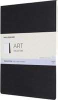Moleskine Art Sketch Pad, Soft Cover, A4 (8.25" x 11.75") Plain/Blank, Black