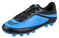 Vizari Youth/Jr Infinity FG Soccer Cleats | Soccer Cleats Boys | Kids Soccer Cleats | Outoor Soccer Shoes | Black/Sky 8