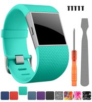 CreateGreat Compatible Fitbit Surge Replacement for Band Strap for Fitbit Surge Watch Fitness Tracker Original Wrist Band Accessories Small&Large