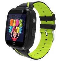 MeritSoar Kids Smart Watch with GPS Tracker SOS Camera Game 1.44 inch Touch Screen Sport Smartwatch Camera Cell Phone Girls Boys for iOS & Android (Green)