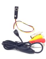 CNDST CCTV Hd Mini Spy Pinhole Security Camera 3.6mm 90degree 1200tvl 6PCS Infrared IR LEDs Night Vision Pipe Snake Hidden Mini CCTV Surveillance Camera