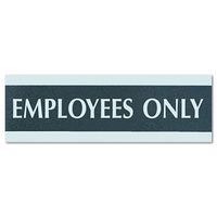U.S. Stamp & Sign U.S. Stamp & Sign Century Employees Only Sign (USS4760)