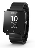 Sony SmartWatch 2 SW2 Bluetooth Water Resistant w/ Metal Wristband - Black - Refurbished