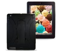 iPad Air 2nd Generation case Shockproof Heavy Duty Rubber case Shell for iPad Air 2 Models MGKL2LL/A MH0W2LL/A MH182LL/A MH332LL/A MNW12LL/AA1566 A1567 (Black Black)