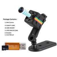 Mini Hidden Spy Camera Night Vision Security Camcorder Nanny Cam Video Recorder HD 1080P/720P with 32GB Memory Card & Card Reader-2 Year Warranty