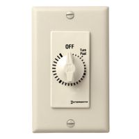 Intermatic FD430M 30-Minute Spring-Loaded Wall Timer for Fans and Lights, Ivory