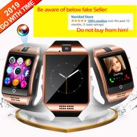Bluetooth Smart Watch, WATCHOO Touch Screen Smart Wrist Watch with Camera Water-Resistant Fitness Tracker w/Pedometer Sports Smartwatch with SIM Card Slot Compatible Android Smart Phones for Women Man