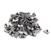 uxcell 70Pcs 7x3.5x1.5mm 2 Position DPDT 6 Pin Vertical Mini SMD Slide Switch