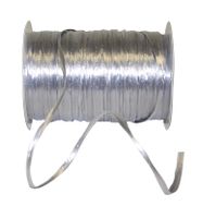 Reliant Ribbon 25640-070-01C Raffia Pearl Ribbon, 1/4 Inch X 100 Yards, Silver