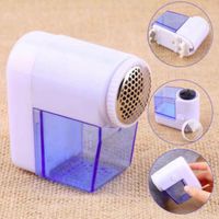 Voberry Cordless Large Clothes Lint Remover Fluff Pet Shaver Fabric Defuzzer Shaver (White)