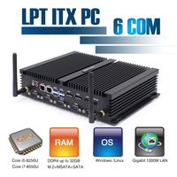 HISTTON Desktop PC, Industrial PC DDR4 Quad Core i7 8550U, 32GB RAM 512GB SSD 1TB HDD, 4 RS232 COM+2 RS232/485 COM, 2 LAN, HDMI 2.0, DP, EDP, LPT, WiFi,Windows 10 Pro/Linux Ubuntu