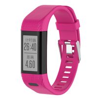XHNee Compatible with Garmin Vivosmart HR+ Bands Women Men, Replacement Silicone Band Straps Bracelet Wristbands for Vivosmart HR Plus, Approach X10, Approach X40 (Pink)
