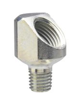 Alemite 310912 45 Degree Elbow Adapter, 1/4"-28 SAE-LT Taper Thread(m) x 1/8" Female NPTF