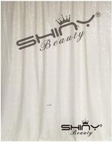 White 4FTx8FT Sequin Photo Backdrop Bridal Shower Photo Booth Backdrop White Sequin Curtains 2 Panels -190321E