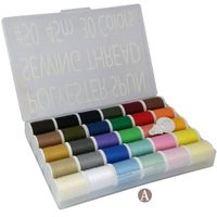 LEONIS 30 Color Set of Handy Polyester Sewing Threads 50 Yards/45 m Each[ 93011 ]