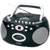 Jensen CD-540-R Refurbished Portable Stereo CD Player with Cassette & AM/FM Radio
