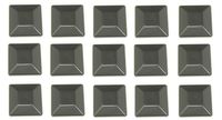 JSP Manufacturing Plastic New Fence Post Black Caps 4X4 (3 5/8") Pressure Treated Wood Made in USA MULITPACK Wholesale Bulk (15)
