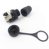 ETS Networking RJ45 Weatherproof Female to Female Panel Mount Keystone Jack