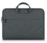 15-15.4 inch Laptop Bag, elecfan Slim Portable Water Resistant Sleeve Case Handbag for MacBook Pro/Acer/Dell/ThinkPad/HP/Toshiba/Ultrabook Tablet w/Accessory Bag,Grey