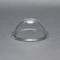 DURADOM Acrylic Dome with Flange Clear Plastic Hemisphere - Multi Use Bubble Pet Dog Fence Window Sphere CCTV Dome Acrylic Camera Perspex Display Transparent Cover Floating Fish Dome (1.2 inch / 30mm)