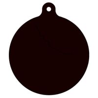 High Caliber AR500 1/2" Thick Targets - For precision practice (12" Target - 1 Count, Half Gong)