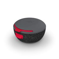 iFrogz 302101284 Audio - Wireless Earbud Charging Case - Portable Power - Dark Grey/Red (Renewed)