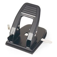 Officemate 2 Hole Punch, 30 Sheet Capacity, Black (90092)