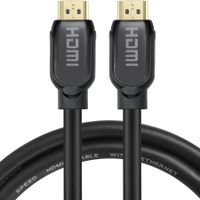 KIN&P 4K HDMI Cable 50ft-High Speed 18Gbps HDMI 2.0 Cable - 4K HDR, 3D, 2160P, 1080P, Ethernet- Audio Return(ARC) --HDMI Cord 30AWG, Compatible UHD TV, Blu-ray,PS4/3, PC, Fire TV (50ft)