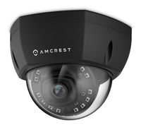 Amcrest ProHD Outdoor 4-Megapixel PoE Vandal Dome IP Security Camera, 2.8mm Lens, IP67 Weatherproof, MicroSD Storage, IK10 Vandal-Proof, IP4M-1028E (Black)