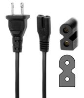 AFKT AC in Power Cord Outlet Socket Cable Plug Lead Replacement for Yamaha BD-S681 BDS681 3D Blu-Ray Disc CD Player MT120 Multi-Track Multitrack Pro Audio Mixer Analog Cassette Recorder