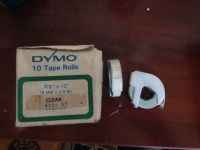 10 Pack Dymo 3/8" x 12' Clear Embossing Tape Label Magazine Maker Printer 2300-5201 01