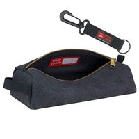 Rough Enough Military Highly Heavy Ballistic Duty Canvas Pencil Case Durable Classic Big Stationery Pen Bag Small Tool Pouch Mufti-Functional Holder Zipper Box For Art Supply Middle School Office