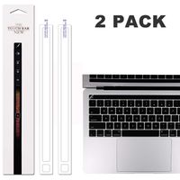 2-Pack Touch Bar Protector Skin Film Compatible New MacBook Pro 13" 15" 2018 2017 2016 Released Model A1989 A1990 A1706 A1707 -Clear Matte