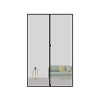 MAGZO Magnetic Screen Door 30 x 80, Reinforced Fiberglass Mesh Curtain Door Mesh with Full Frame Hook&Loop Fits Door Size up to 30"x80" Max-Grey
