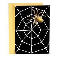 Hallmark Signature Halloween Card (Removable Spider Pin)