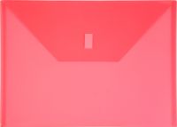 Lion Design-R-Line Poly Envelope, 9-3/8 x 13 Inches, Transparent Pink, 1 Envelope (22080-PK)