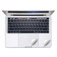 FORITO Palm Rest Cover Skin with Trackpad Protector Compatible New 15 Inch MacBook Pro Model A1707 A1990 with Touch Bar, 2018 2017 or 2016 Released (Silver)