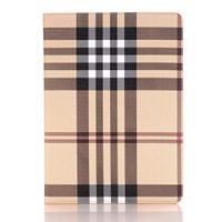 Case for iPad 9.7'',MeiLiio Plaid Premium Leather Cover Book Style Shell Folio Wallet Pocket with Card Slot Protective Case for Apple New 9.7-inch iPad 2018/2017 Tablet - Yellow