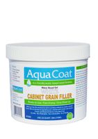 Aqua Coat, Best White Cabinet Wood Grain Filler, White Gel, Water Based, Low Odor, Fast Drying, Non Toxic, Environmentally Safe (Quart)