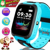 Kids Smart Watch Phone - GPS Tracker for Kids Girls Boys with 1.44" Touch Screen Cellphone SOS Anti-Lost Alarm Clock Camera Children Game Digital Wrist Watch Easter Holiday Birthday Great Gifts