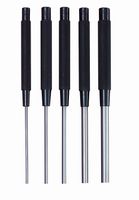 Starrett S248 Extended Length Drive Pin Punch, 1/8"-3/8" Pin Diameters, 8" Overall Length, 3-1/2" Pin Length Pack of 5 in Starrett Red Cardboard Box