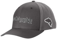 Columbia Men's PFG Mesh Ball Cap, Grill/Bass, Large/X-Large