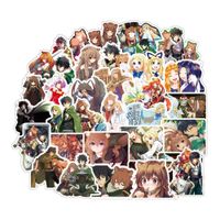 HomMall Anime Graffiti Stickers Decals Car Stickers Motorcycle Bicycle Skateboard Luggage Phone Pad Laptop Stickers Anime Cartoon Bumper Patches Decals(Tate no Yuusha no Nariagari)