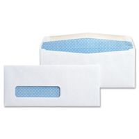 Quality Park 21012 Quality Park Security Window Check Envelopes, Contemporary Seam, White, 500/Bx