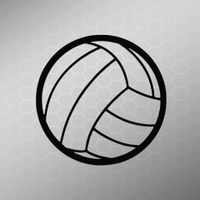 KCD Volleyball Vinyl Decal Sticker | Cars Trucks Vans Walls Laptop | Black | 5 Inch | Keen90B