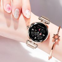 Sincerest Elegant Smart Watch Women Heart Rate Blood Pressure Fitness Pedometer Female Physiological Cycle Waterproof Smartwatch Bracelet Fashion Bluetooth Wristband Fit for iPhone Android Phone