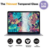 Glass Screen Protector Compatible MacBook Air 13 Inch 2018 Model A1932 & New MacBook Pro 13 Inch Model A1706 A1708 A1989, 9H Hardness with Ultra Thin 0.15mm Thickness