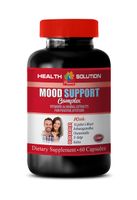 Mood Support Supplements for Women - Mood Support Complex - Vitamins & Herbal EXTRACTS for Positive Attitude - niacinamide Anxiety - 1 Bottle 60 Vegetable Capsules