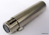 FYL (PC-ADT050) 5 Pin Female to 3 Pin Male Adapter for XLR DMX Lighting Applications