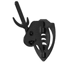 Skull Hooker Mini Hooker Skull Hanger - Perfect Kit for Hanging and Mounting Taxidermy Bear, Small Deer, Pronghorn, and Other Smaller Skulls for Display - Brown